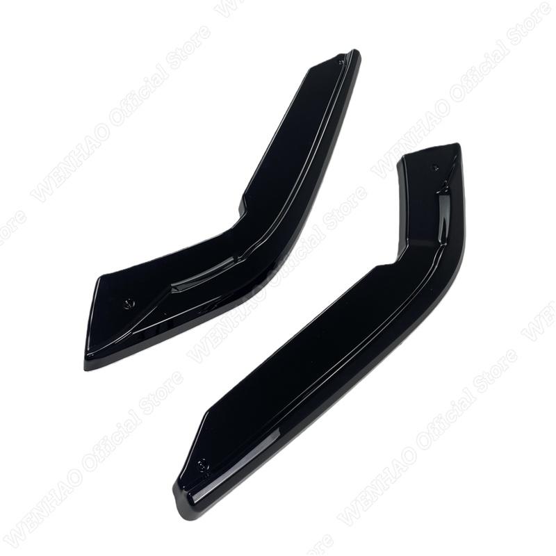 2Pcs Rear Bumper Side Splitters For BMW 4 Seria F32 Coupe M-Pack 435i 435d 2013-2020 Tuning Gloss Black Side Bumper Trim Bodykit