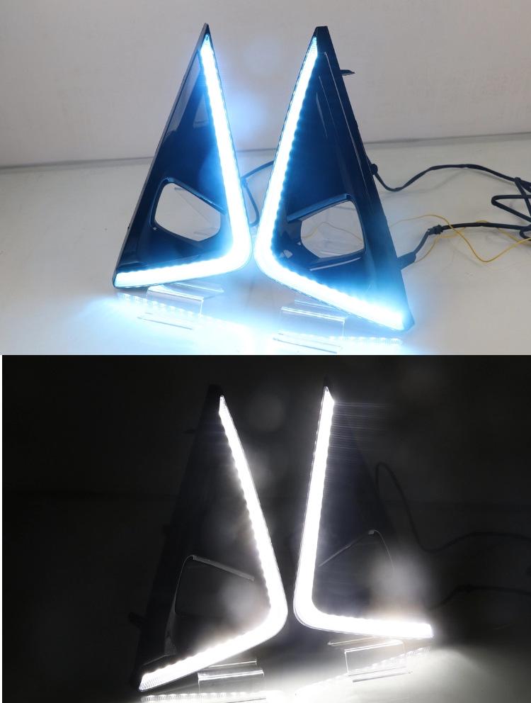 Front Bumper LED Daytime Running Lights for 2019-2021 Toyota Alphard