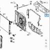Mercedes-Benz W204 C200 Radiator Upper Cover Air Duct (2045000155, 2045001455)