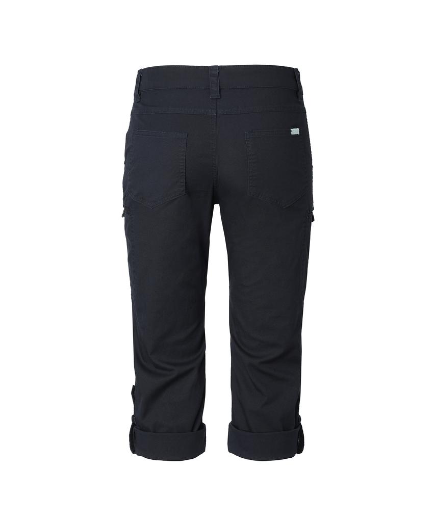 Pantalon cargo Capri enroulable Mileko Bleu marine