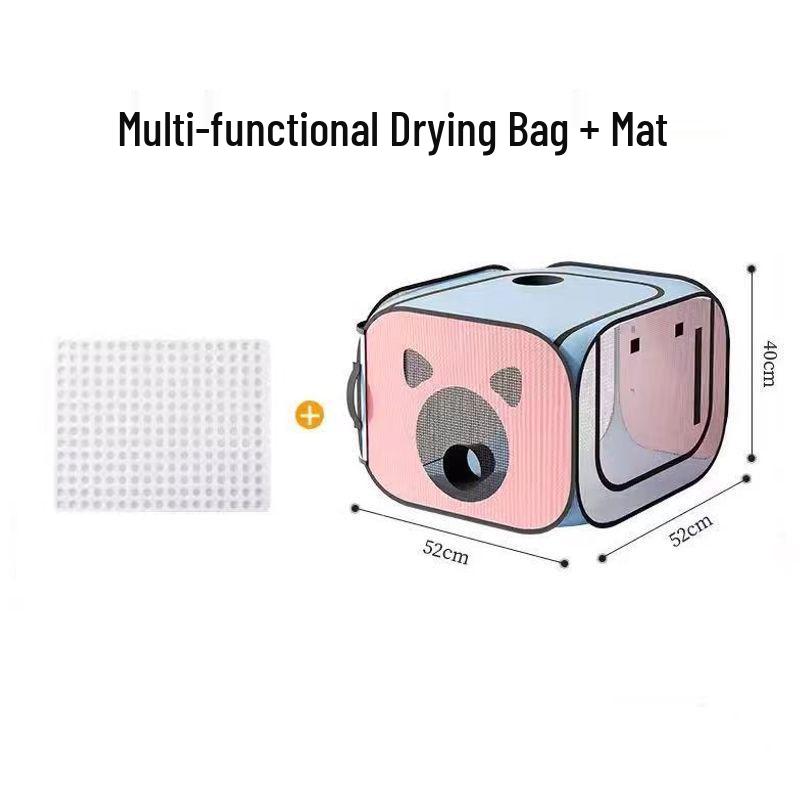 Portable Pet Dryer Box for Cats & Small Dogs