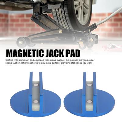 Magnetic Pinch Weld Jack Pad Universal Weld Jack Adapter Lifting Frame Rail Protector for Most Model Cars
