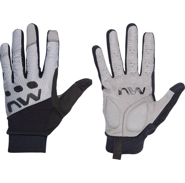 Northwave Spider Long Cycling Gloves (grey/black)