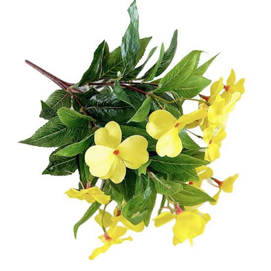 

Букет искусственных цветов Устойчивые к УФ-лучам Искусственные цветы Реалистичный Пучок искусственных цветов для Дома Офиса Гостиной Спальни Цветочные композиции жёлтый