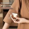 Compact Cute Donut Lint Roller with Tearable Replacement Rolls for Clothes