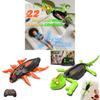 Wireless Remote Control Wall Climbing Lizard Toy With Led Design For Kids
