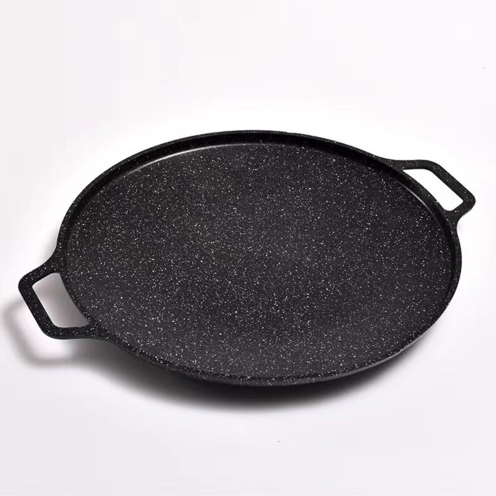 Non Stick Electric Korean Grill Pan Round Korean Grill Pan  BBQ Steak Egg