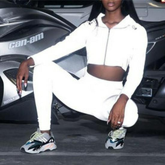 Pantaloni Sportivi Casual Patchwork Riflettenti a Vita Media Europei e Americani Autunno/Inverno 2026