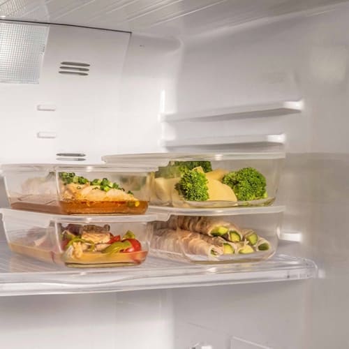 HARIO Made In Japan Heat-resistant Glass Storage Container Square 1400ml BUONO Kitchen KSTL-140-TW Clear