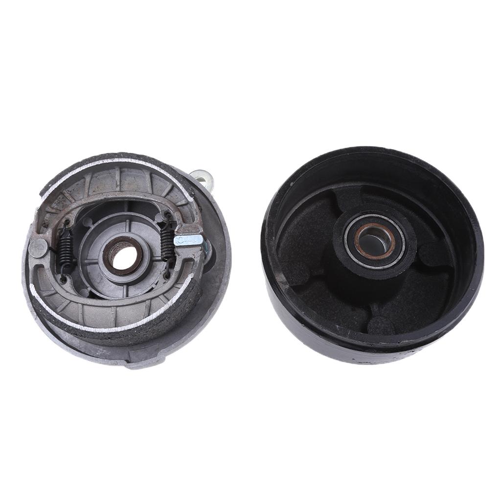 4 Drum Brake Housing Wheel Axle + Shoes