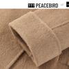 PEACEBIRD Women's Winter Double-Breasted Wool Coat