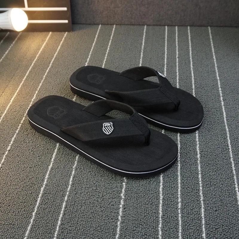 Fashion Summer New Cross-border Xiaobei Style Flip Flops Men's Casual Fashion Trend Beach Clip On Slippers