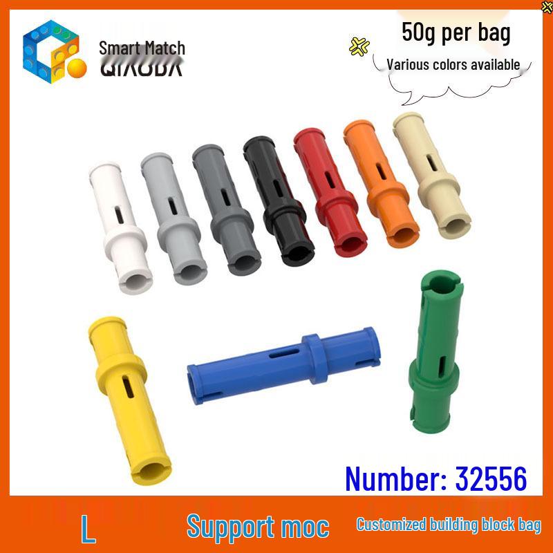 50g High-32556 Small Particle Building Block MOC Loose Parts 1x3 Smooth Pin Connector