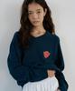Yulago Wappen Boxy V-Neck Knit