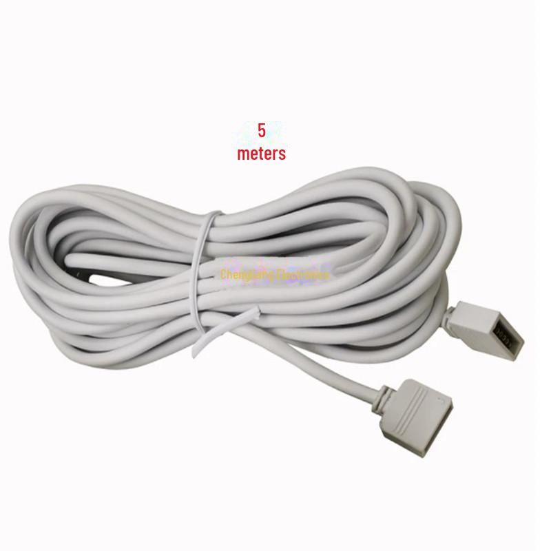 LED RGB Light Strip Extension Cable - 1M Double-Ended Female Connection with Colorful LED4P1M Injector