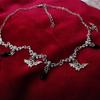 Gotische Fledermaus Choker Halskette - Schmuck im viktorianischen Stil