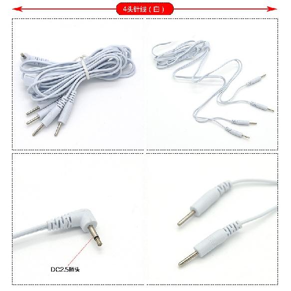Electric Shock Pulse Adult Sex Toys Wire Line Cable Accessories for Electrical Shock Penis Catheter Ring Massage Patch Anal