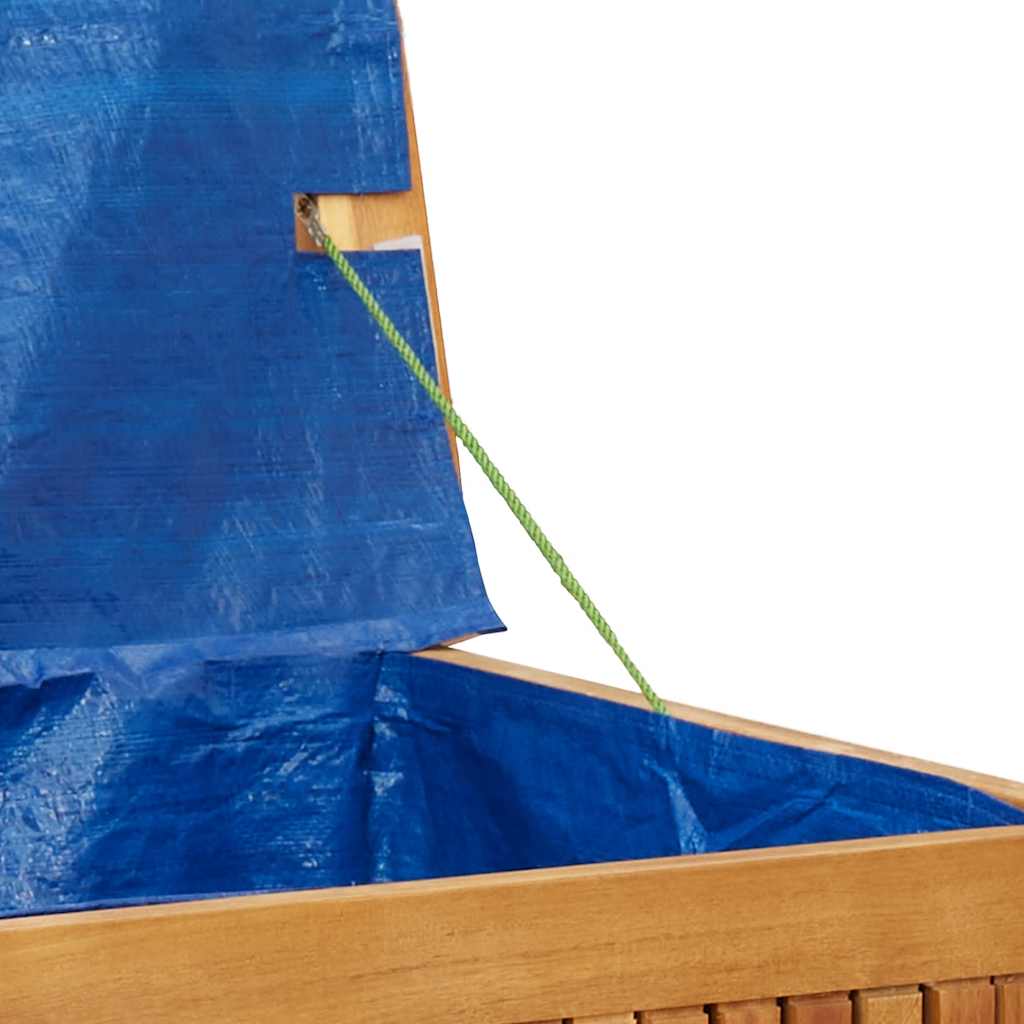 Outdoor Cushion Box 113 X 50 X 60.5 Cm Solid Acacia Wood
