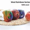 100%Cashmere Pure Wool Yarn Anti-Pilling Anti-Bacteria Space-Dyed Multicolor Yarn for Hand Knitting Sweaters Shawl 50g