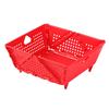 Drain Basket, Fruit Basket, Multifunctional, Foldable, Portable Plastic, Large Capacity, Raised Tiptoe, Vegetable Basket