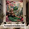 Custom Text Printed Tapestry World of Warcraft Pattern Large Wall Hanging Indoor Room Decor