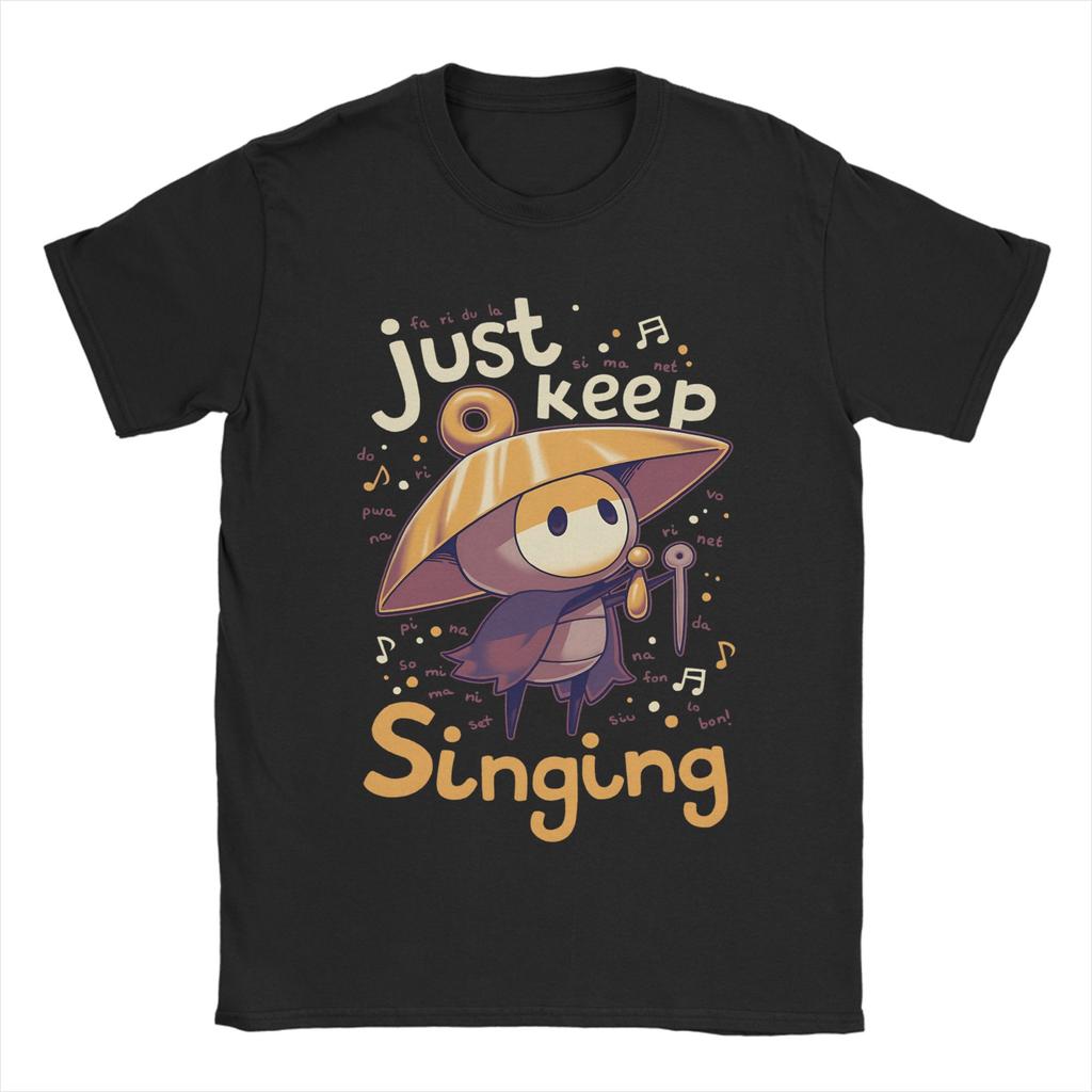 Funny Sherma Silksong Funny Video Game T-Shirts Men Round Neck Pure Cotton T Shirts  Short Sleeve Tee Shirt Plus Size Tops