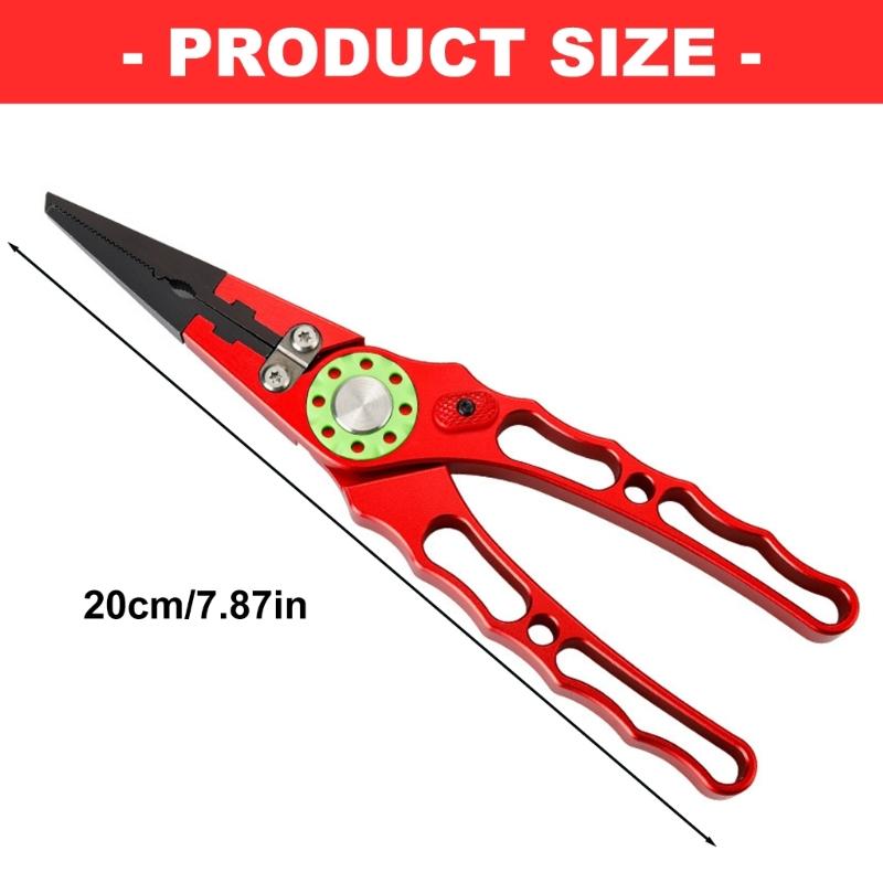 Fish Line Cutter Fish Hook Remover Fishing Fish Mouth Clamp Fish Gripper Tool Multifunctional Fishing Pliers for Anglers
