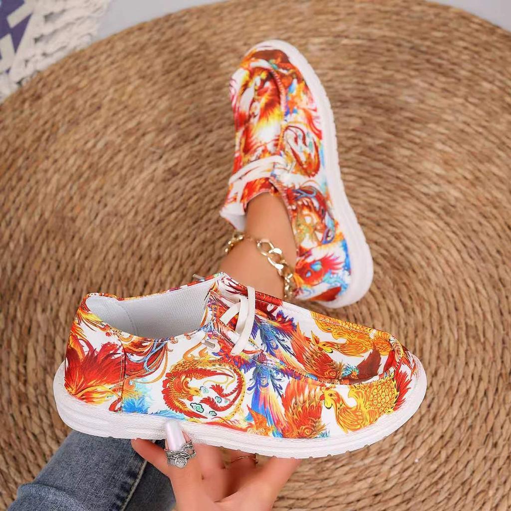 Canvas single shoes women's low-top casual shoes women's comfortable one-pedal lazy shoes women's variety of optional