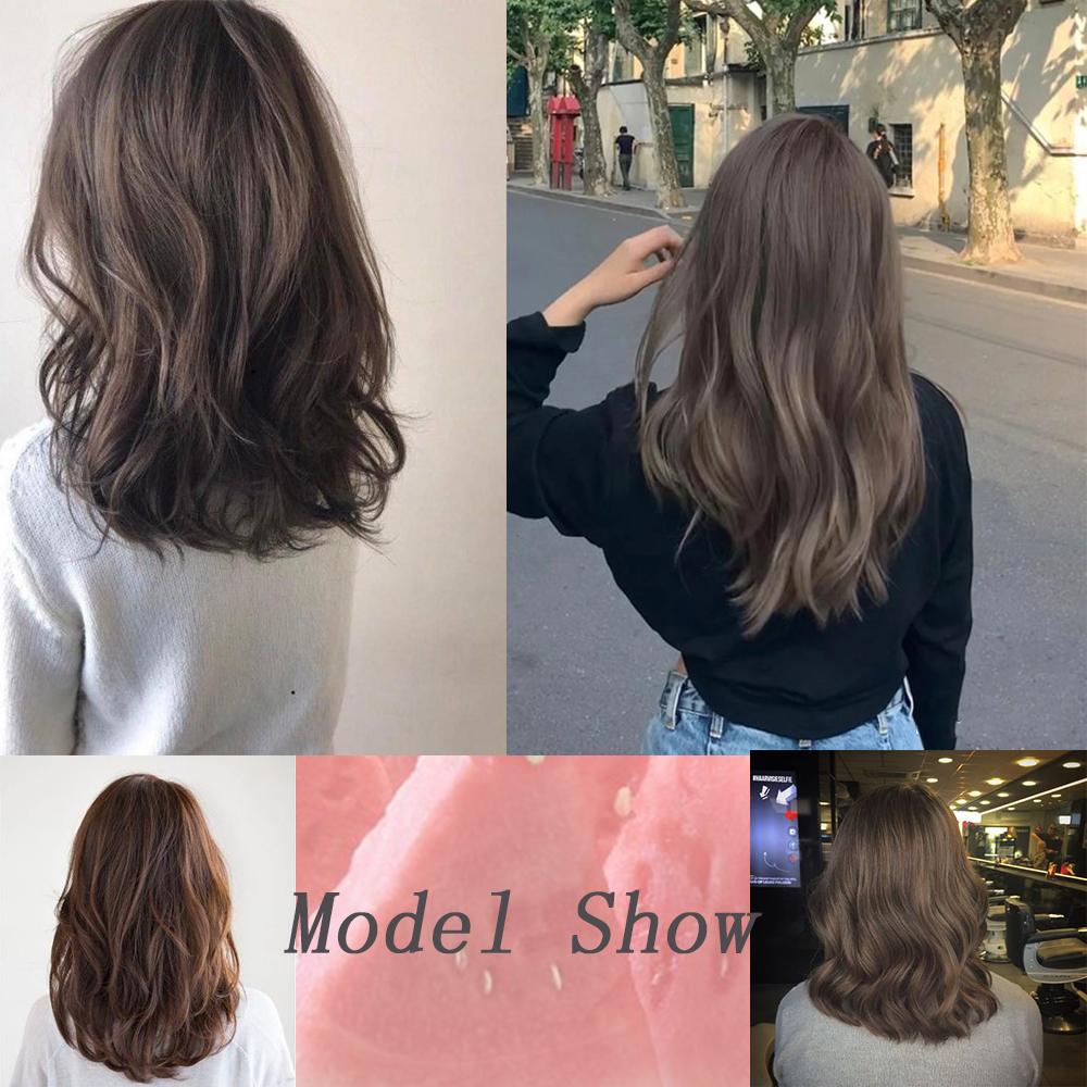 Bybrana V-shaped micro curly hair extensions worn with natural synthetic wigs