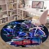 1pc Transformers2 Print Round Carpet Chair Round Carpet Suitable for Bedroom Living Room Home Decorative Carpet