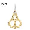 Vintage Carved Flower Scissors Heavy Duty Stainless Steel Sharp Blade Multipurpose Tailor Scissors DIY Embroidery Arts Crafts Crochet Yarn Needlework