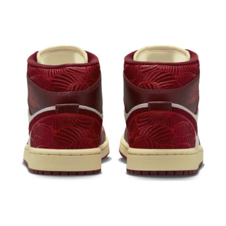 Air Jordan 1 Mid SE Lift Up Damskie Sneakersy Czerwony Team-Red University-Red DZ2820-601