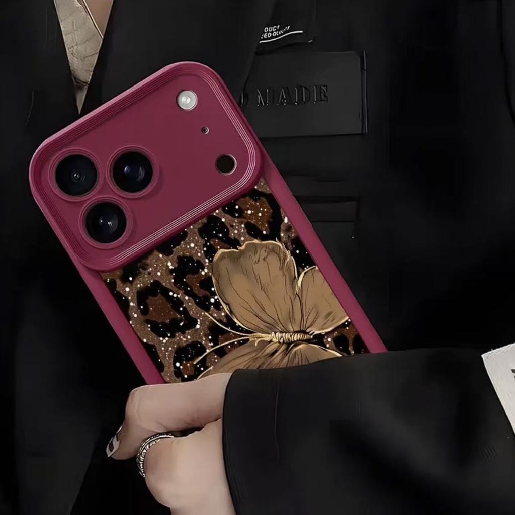 Couple Cute Application Iphone17pro Mobile Phone Case Apple 15pro14 Gold Butterfly 13promax New 16