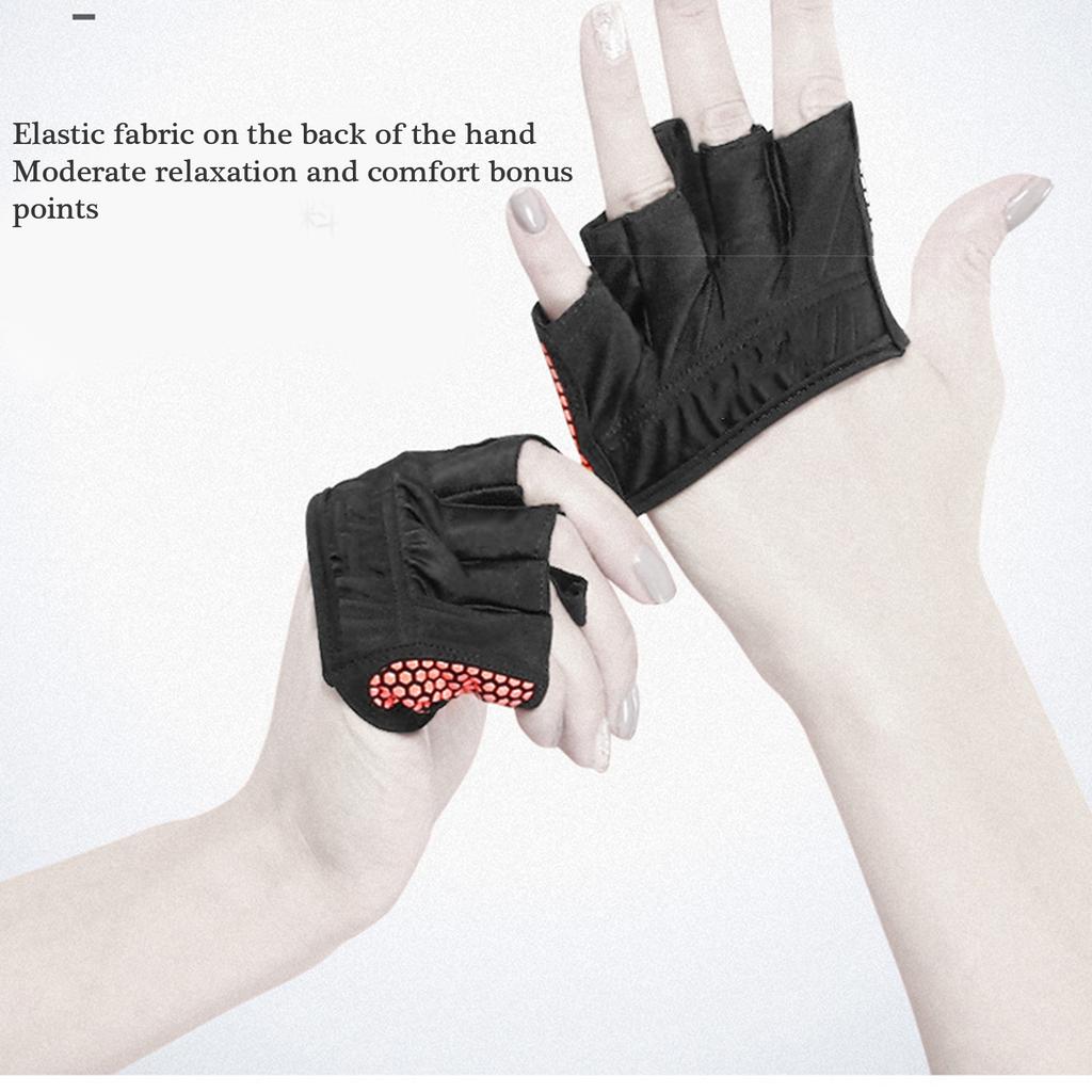Mini Fitness Gloves Padded NonSlip Half Finger Gloves for Gym Weight Lifting and Strength Training Sport Gym Gloves