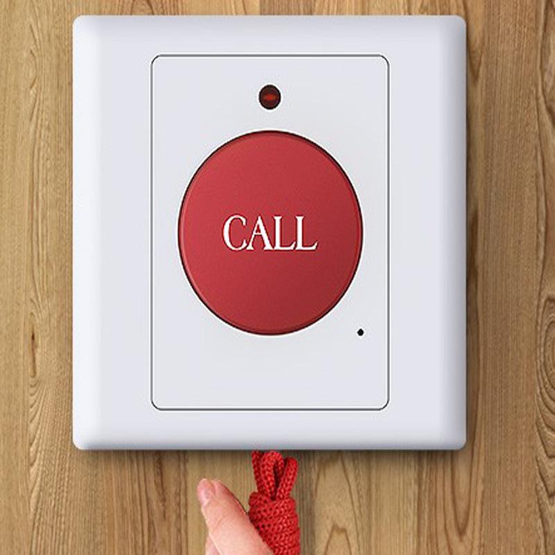 

Белая кнопка аварийной сигнализации SOS с тросиком для пожилых людей, тип 86 86 Box Emergency Button