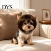 Holiday Costume for Small Animals Funny Dog Wig Medium Large Dogs, Pet Photography Styling Tools with Adjustable Elastic Band Cosplay, Halloween,
