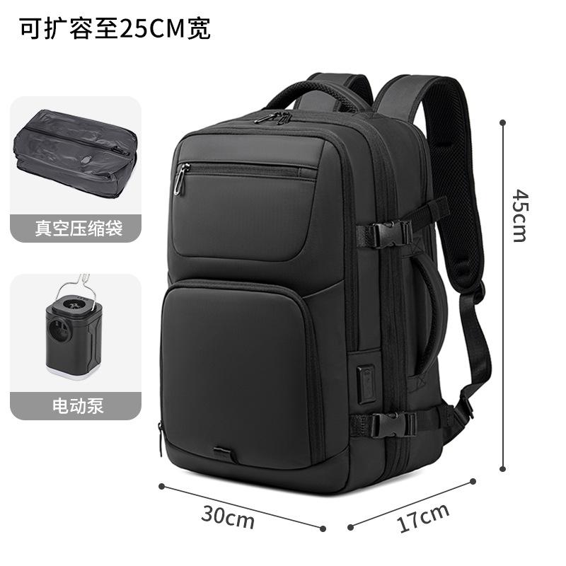 Men S Backpack Waterproof Multifunctional Expandable Leisure Travel Backpack Laptop Bag