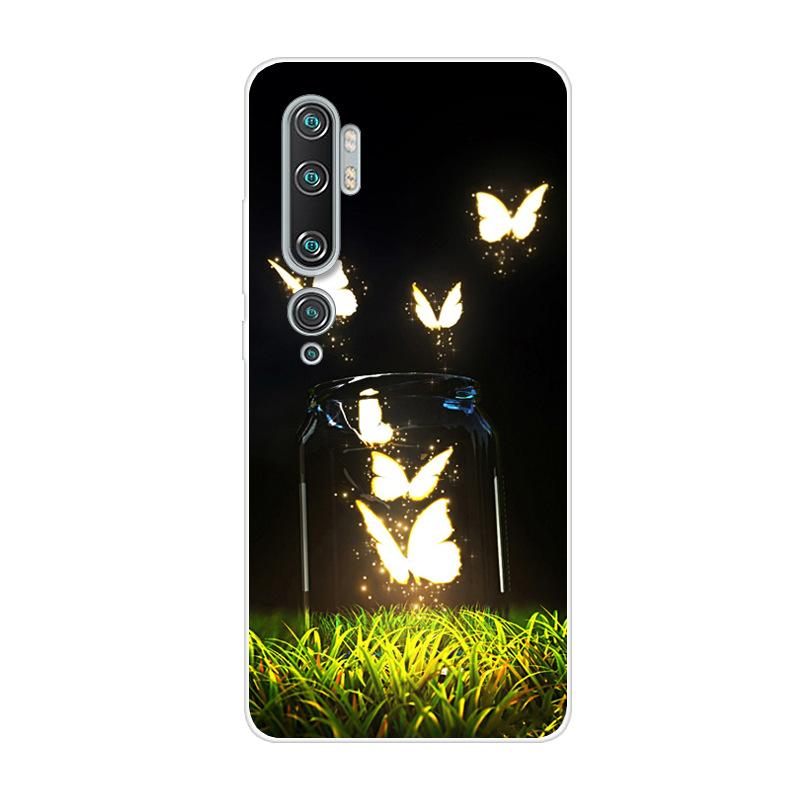 For Xiaomi Mi Note 10 Case Soft Silicone Back Cover Phone Case on For Xiaomi Redmi Note 10 Pro Coque For Xiomi Mi Note10 Pro