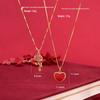 Elegant S925 Sterling Silver Heart Rose Pendant Necklace for Women - Exquisite, Luxurious & Stylish (X105)