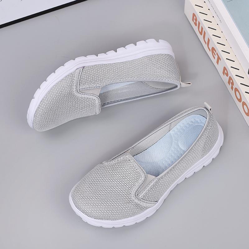 Женские ультралегкие одношаговые туфли для мам большого размера с дышащей сеткой — фото 6