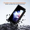 With Touch Pen Hinge Case for Samsung Galaxy Z Fold 6 5 4 3 Armor Stand Full Lens Protection Tempered Film Folding Cover