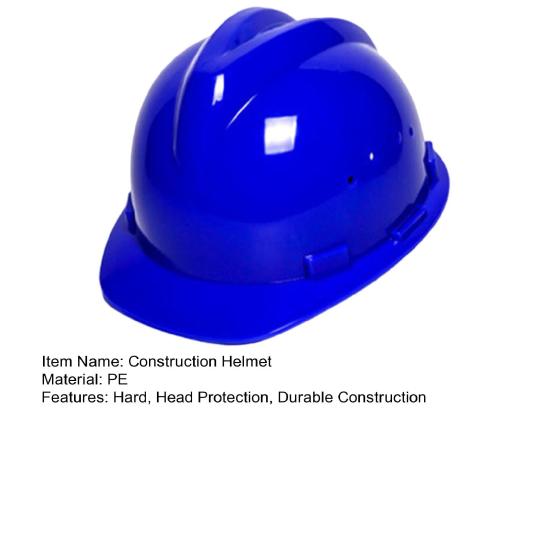 Construction Helmet 6-Point Ratchet Suspension Safety Hard Cap Impact-Resistant Helmet for Work Home Head Protection