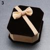 Bowknot Decor Necklace Ring Earrings Show Case Display Storage Jewelry Gift Box