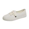 2025 Trendy Women's White Casual Canvas Shoes: Simple & Stylish for Summer Travel