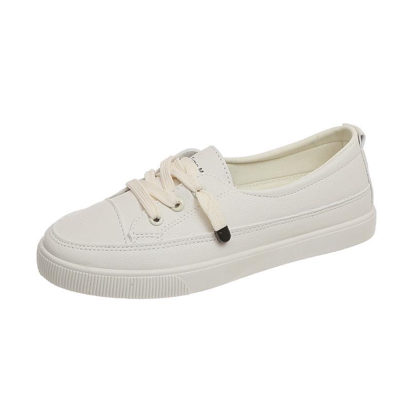2025 Trendy Women's White Casual Canvas Shoes: Simple & Stylish for Summer Travel