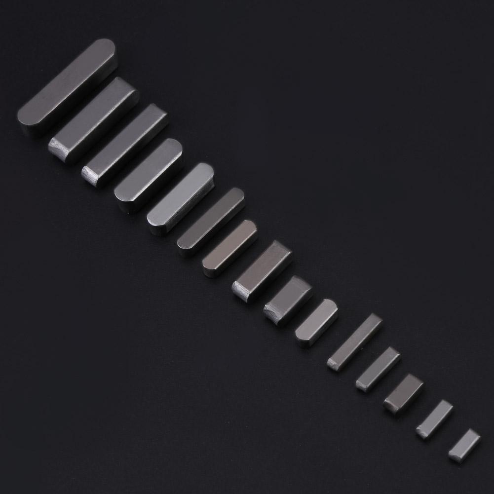 Parallel Key, 140pcs Round Ended   Key Parallel Drive Shaft Keys Set 8mm 10mm 12mm 16mm 20mm 25mm 30mm Key Stock, Nut   Assortment Sets