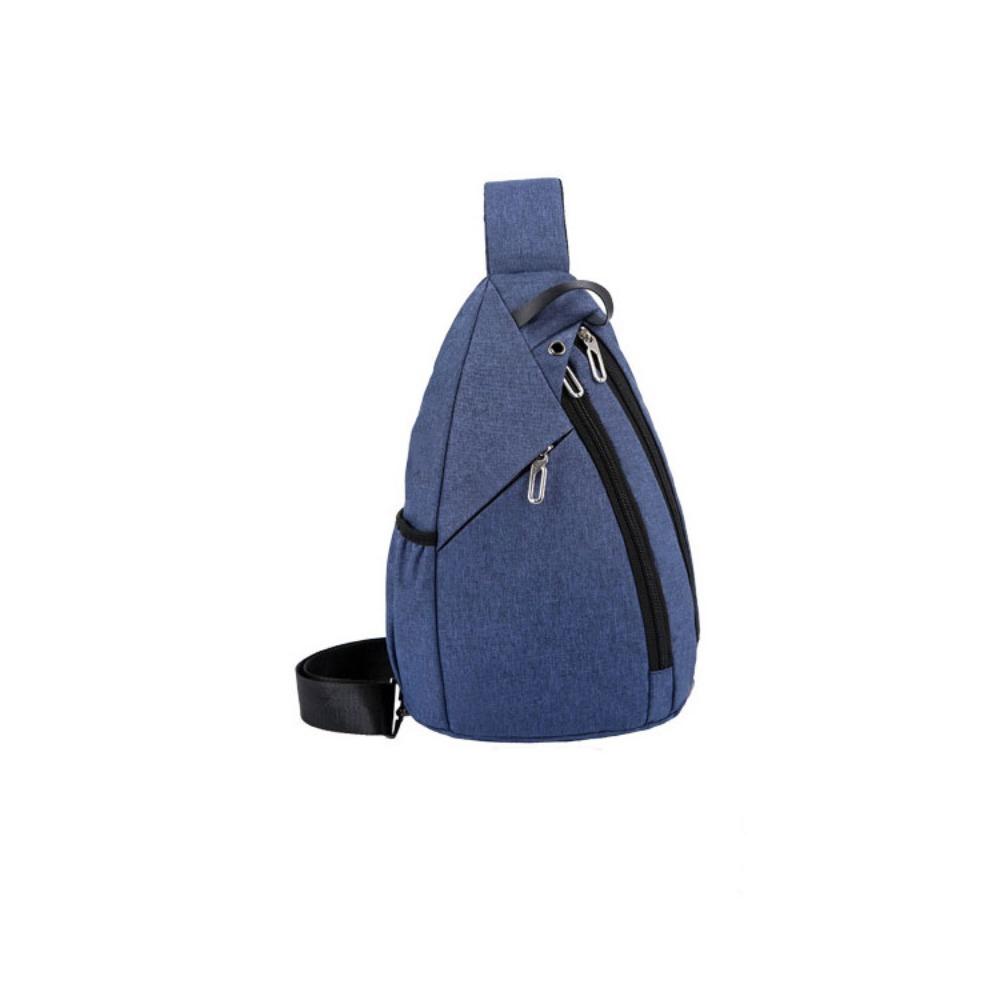 

Однотонная сумка-слинг через плечо из ткани Оксфорд, большая вместимость, мужская сумка кроссбоди, мужская нагрудная сумка, для улицы