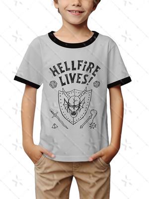 Stranger Things Hellfire Forever 3D Print Family Pullover T-shirt