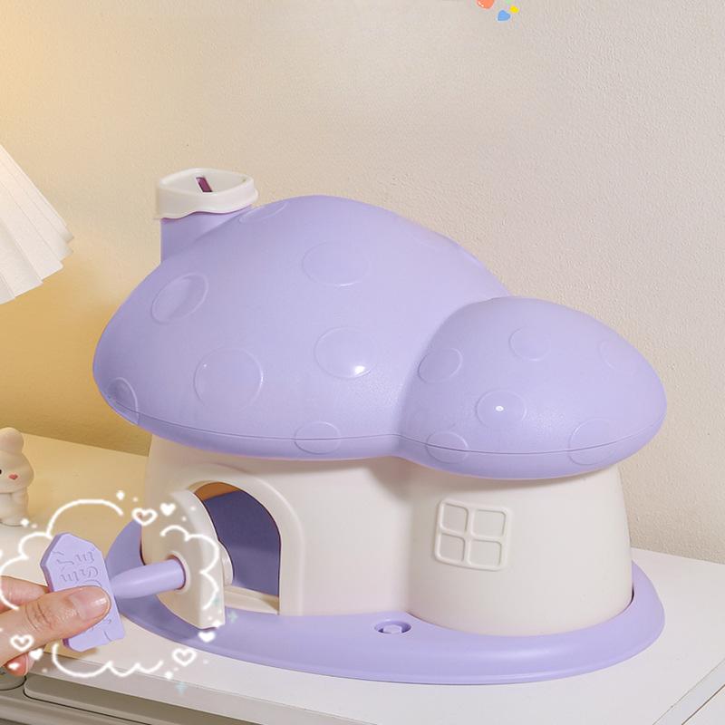 Mushroom House Piggy Bank Children's Home Decor Living Room Decoration Piggy Bank Piggy Bank for Adults  Money Box Coin Bank