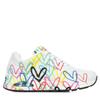 Sneakers White / Multi Imprimé De Coeur Uno Spread The Love